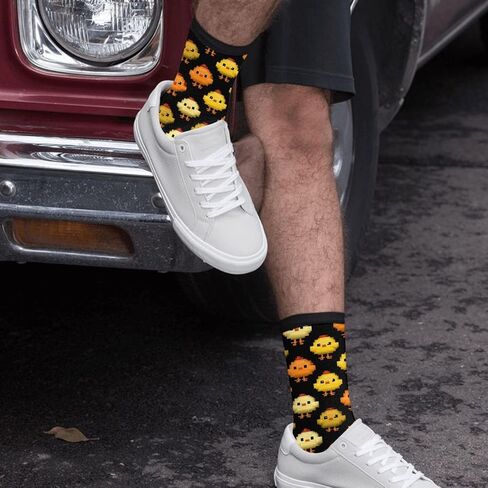 Rutuioy Men Women Funny Crazy Novelty Crew Tube Socks, Casual Athletic Sport Dress Socks in Saudi Arabia