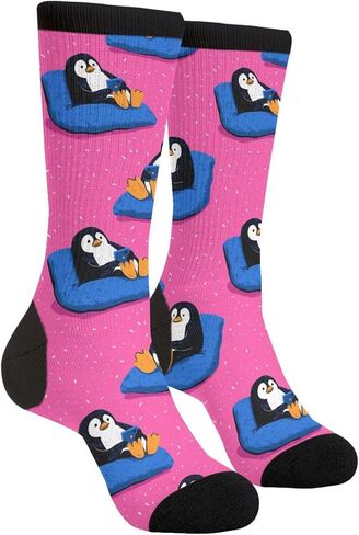Rutuioy Men Women Funny Crazy Novelty Crew Tube Socks, Casual Athletic Sport Dress Socks in Saudi Arabia