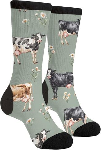Rutuioy Men Women Funny Crazy Novelty Crew Tube Socks, Casual Athletic Sport Dress Socks in Saudi Arabia