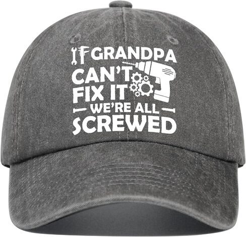Grandpa Gifts, Birthday Gifts for Grandpa, Christmas Fathers Day Cool Grandfather Gift, Adjustable Grandpas Hat in Saudi Arabia