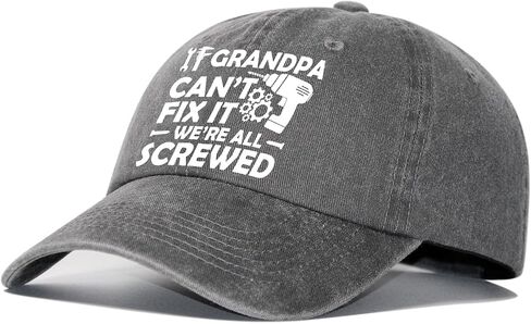 Grandpa Gifts, Birthday Gifts for Grandpa, Christmas Fathers Day Cool Grandfather Gift, Adjustable Grandpas Hat in Saudi Arabia