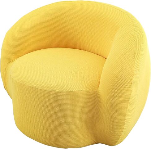 Stretch Swivel Barrel Chair Sofa Cover Slipcovers Mid Century Modern Accent Chair Modern Curved Cover for Home Hotel Office Cafe Furniture Protector in Saudi Arabia