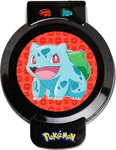 Uncanny Brands Pokémon Bulbasaur Waffle Maker - Make Bounty Bulbasaur Waffles - Kitchen Appliance in Kuwait