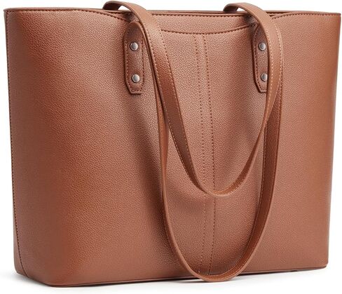 S-ZONE Tote Bag for Women Work Totes Large Vegan Leather Shoulder Purses Handbags Travel Commuting Office Teacher in Kuwait