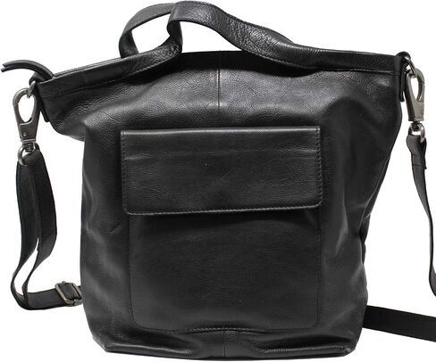 Latico Leathers Bianca Leather Tote Bag for Women (Black) - Made From 100% Authentic Leather Handcrafted by Artisans - Top Handle Crossbody Bag Versatile Women Purses and Handbags for Work & School in Saudi Arabia