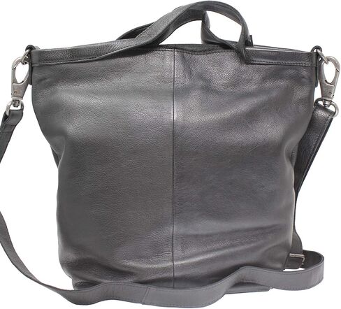 Latico Leathers Bianca Leather Tote Bag for Women (Black) - Made From 100% Authentic Leather Handcrafted by Artisans - Top Handle Crossbody Bag Versatile Women Purses and Handbags for Work & School in Saudi Arabia