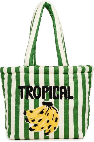 FARM Rio Women's Stripe Banana Tropical Tote in Kuwait