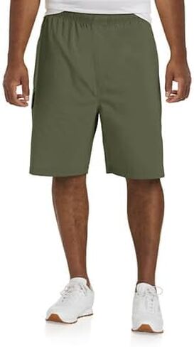 Reebok Big and Tall Performance Ripstop Cargo Shorts Olive 2XLT in Kuwait