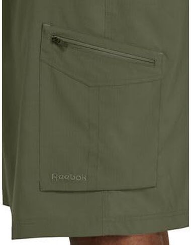 Reebok Big and Tall Performance Ripstop Cargo Shorts Olive 2XLT in Kuwait