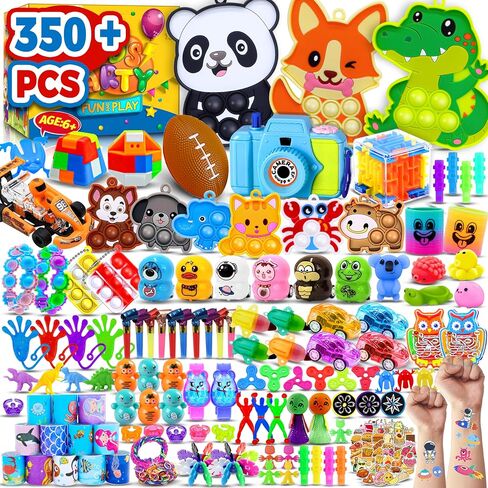 300 PCS Party Favors for Kids, Fidget Toys Bulk, Treasure Box Toy for Classroom Prizes, Goodie Bags Stuffers Birthday Carnival Prize, Pinata Filler Stuffers in Saudi Arabia