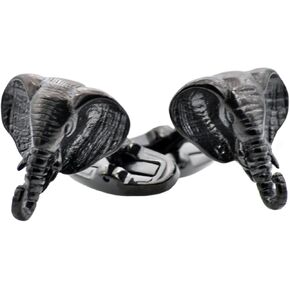 Blackjack Mens Stainless Steel Elephant Cuff Links in Saudi Arabia