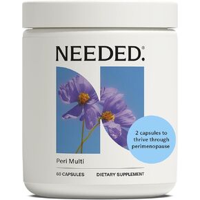 Needed. Perimenopause Supplement for Women - Perimenopause Multivitamin for Women with Vitamin B12, Vitamin D, Magnesium & Choline - 30 Servings in Saudi Arabia