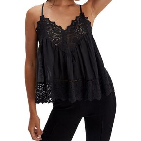 Women Tie Lace Tank Top Fariy Sheer Sleeveless Ruffle Peplum Top Y2k Going Out Tank Tops Teen Girl Aesthetic Clubwear in Saudi Arabia