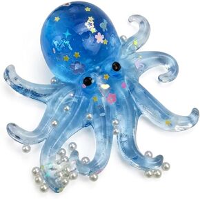 Octopus Stress Ball, Octopus Squishies for Anxiety Relief and Focus Enhancement, Sensory Fidget Tool for Desk Decompression and Classroom Activities (Blue) in Saudi Arabia
