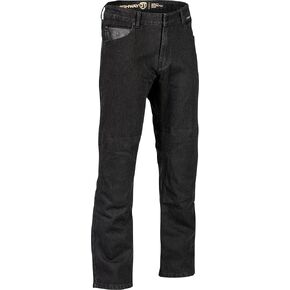 Highway 21 Stronghold Jeans, Motorcycle Riding Denim, Protective Biker Pants, Durable Cruiser Jeans for Men (Black, US 32) in Kuwait