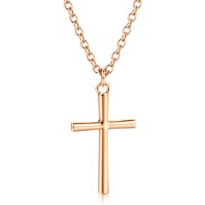 LOYALLOOK 925 الفضة الاسترليني الذهب الصليب قلادة للنساء الرجال، 14K مطلية بالذهب قلادة الصليب لذيذ، قلادة الذهب هيبوالرجينيك غير تشويه، هدية مجوهرات الإيمان المسيحي بسيطة لعيد الأم، 18-20 بوصة in Kuwait