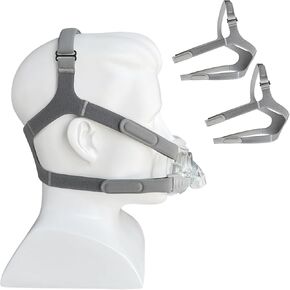 2 Packs Replacement Amara View Headgear Closed Edges Adjustable Amara View CPAP Mask Strap CPAP Headgear Strap(Without Mask) in Saudi Arabia