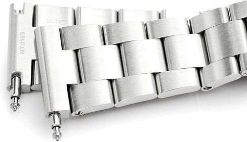 MiLTAT 22mm Super-O Boyer Watch Band Straight End, Brushed 316L Stainless Steel in Kuwait