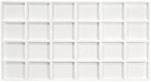Lot of 12 White Plastic Compartment Jewelry Tray Liner Insert (32 Compartment) in Saudi Arabia