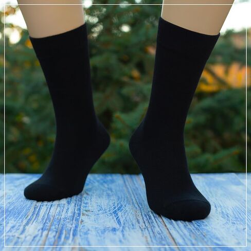 جوارب Dany's Socks الرجالية الرسمية، موديل ممتاز، مقاس 8-12، رفيعة ومسامية in Kuwait