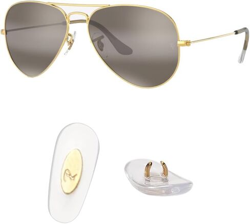 وسادات أنف بديلة لـ RayBan RB3025 RB3016 RB3030 RB3447 RB3362 RB3183 والمزيد من النظارات، قوالب النظارات الشمسية مع مسامير ومفك براغي (ذهبي، 16 مم) in Kuwait