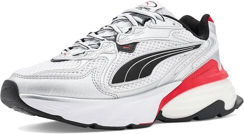 حذاء رياضي للأولاد من PUMA للأطفال برباط كاجوال - وردي، فضي in Kuwait