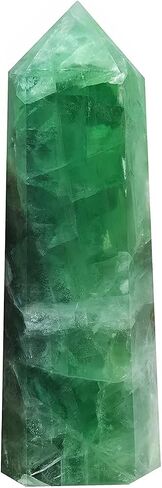 Large Black Obsidian Crystal Tower Natural Healing Crystal Point Wand Obelisk 6 Faceted Reiki Chakra Meditation Therapy Home Decor Gift 2-2.5 LBS in Saudi Arabia
