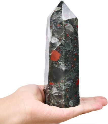 Large Black Obsidian Crystal Tower Natural Healing Crystal Point Wand Obelisk 6 Faceted Reiki Chakra Meditation Therapy Home Decor Gift 2-2.5 LBS in Saudi Arabia