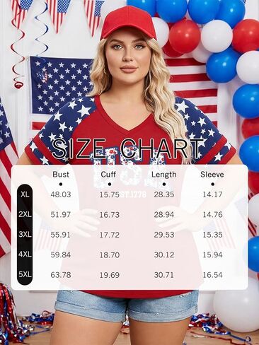 4th of July Outfits for Women Patriotic Shirts for Women Plus Size Celebrating 250 Years of America's Greatness in Kuwait