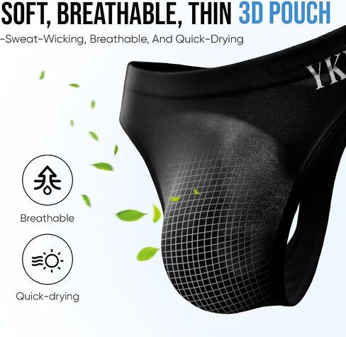 Mens Thongs Underwear 5 Pack, Stretchy Breathable Nylon Spandex G String for Men, Low Rise T Back Sexy Thong in Kuwait