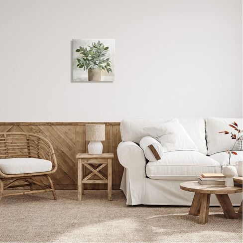 Stupell Industries Lush Green House Plant Leaves Detailed Painting Canvas Wall Art, Design by Kim Allen in Kuwait