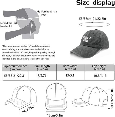 I Don't Know The Price of Anythings Hat for Men Low Profile Washed Distressed in Kuwait