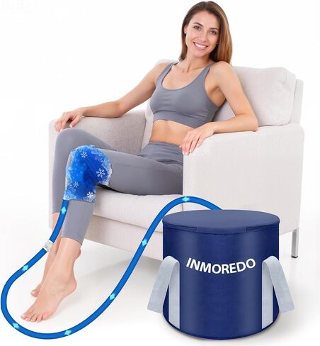 Cold Therapy Machine, Programable Ice Therapy Machine, for Knee Replacement, Post-Surgery Recovery, ACL for Sports Injuries, Sprains, Reduce Swelling, Knee Pad in Saudi Arabia