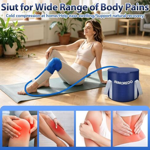 Cold Therapy Machine, Programable Ice Therapy Machine, for Knee Replacement, Post-Surgery Recovery, ACL for Sports Injuries, Sprains, Reduce Swelling, Knee Pad in Saudi Arabia