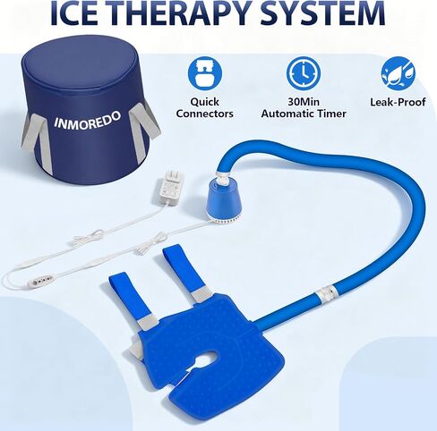 Cold Therapy Machine, Programable Ice Therapy Machine, for Knee Replacement, Post-Surgery Recovery, ACL for Sports Injuries, Sprains, Reduce Swelling, Knee Pad in Saudi Arabia