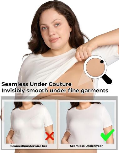 Wireless Supportive Bras with Soft Cup,Seamless Full Coverage with Fixed Pads,Adjustable Straps&Wide Band in Saudi Arabia