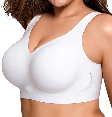 Smoothing Bra Anti Sagging Wireless Push Up Bras for Women No Underwire Full Coverage Bra Comfy Bras for Women in Saudi Arabia