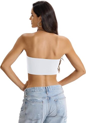 EasyGala Womens Double Lined Tube Tops Crop Strapless Tank Top Pack Non-Padded Bandeau Shirts Going Out Tops Summer 2026 in Kuwait