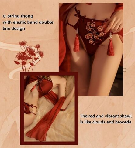 Women's Chinese Style Cheongsam Lingerie Chinese Style Geisha Dance Clothes Chinaese Classical Cosplay Outfit in Saudi Arabia