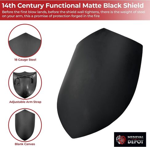 Medieval Warrior Battle Shield – Steel Armor Shield in Saudi Arabia