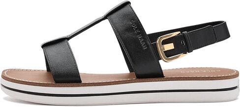 صندل نسائي من Cole Haan Pinch طويل لعطلة نهاية الأسبوع، جلد أسود، 6-C US in Kuwait