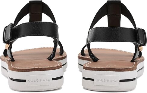 صندل نسائي من Cole Haan Pinch طويل لعطلة نهاية الأسبوع، جلد أسود، 6-C US in Kuwait