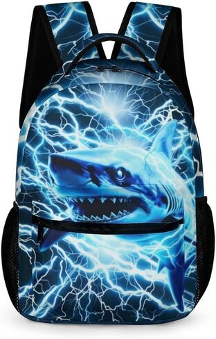 Dinosaur Backpack with Lunch Box, for Boys Aged 5–7 – Jurassic T. rex Fan Favorite: 3-in-1 School Backpack Set, Waterproof Nylon Fabric, 17" (T. rex 9603) in Kuwait