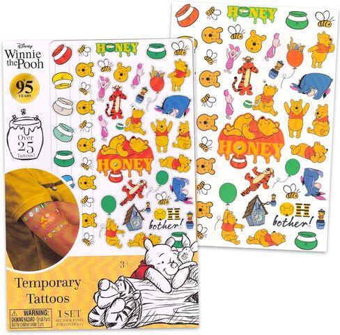 Tigger Plushie Backpack Set - Bundle with 16" Disney Winnie the Pooh Plush Doll with Carrying Straps Plus Tattoos, More | Tigger Plush Bag in Kuwait