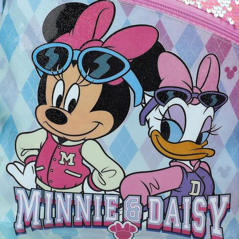 Bioworld Minnie Mouse M 28 Classic 5-Piece 16" Backpack And Lunch Set For School & Travel in Kuwait