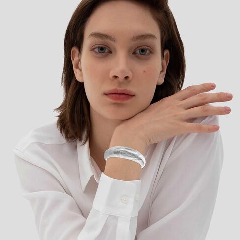 Chunky Cuff Bracelets for Women Wide Open Bangle Bracelet Wrist Cuff Bracelets Statement Fashion Jewelry in Kuwait