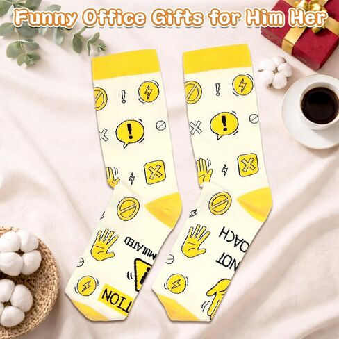 Funny Socks for Women Men Coworker Office Gifts for Women Him Novelty Socks Gag Gifts for Girls Birthday Christmas for Coworkers Friends Leaving Farewell Socks Administrative Professional Day in Kuwait