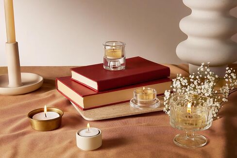 48 مصباح شاي غير معطر من BOLSIUS في أكواب شفافة - 8 ساعات احتراق - جودة أوروبية ممتازة - لهب ثابت لا يدخن - فتيل قطن 100% - عشاء، زفاف، حفلة، منتجع صحي، كنيسة، وشموع ديكور منزلي in Kuwait