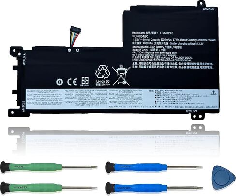 L18M6PD1 Laptop Battery 11.46V 48Wh 4190mAh Replacement for Lenovo ThinkPad X13 X390 X395 Series SB10K97655 02DL017 L18M6PD2 02DL018 L18C6PD1 SB10K97657 02DL019 L18D6PD1 02DL020 in Saudi Arabia