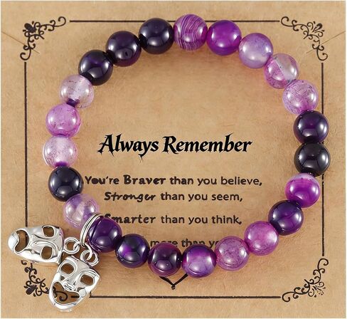 HUTIMY Theatre Gift for Women Friends Students Funny Thespian Drama Themed Jewelry Actress Bracelet in Kuwait